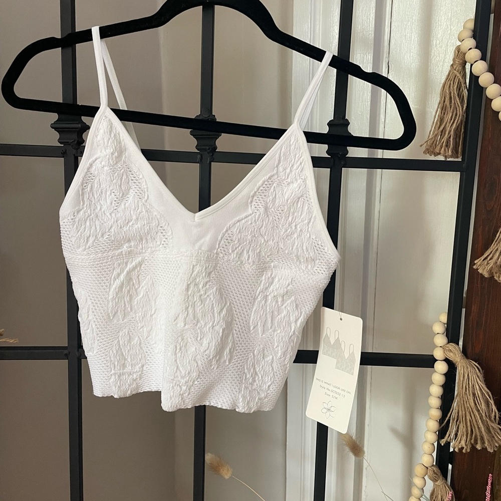 NWT White Tank S/M
